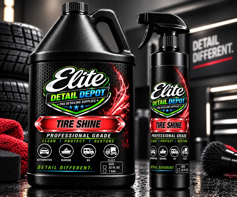 Elite Detail Depot — Tire Shine